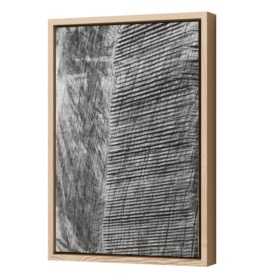 Thumbnail for Canvas - Wood Grain Floating Frame