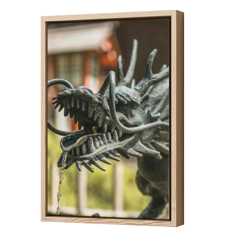 Thumbnail for Canvas - Wood Grain Floating Frame