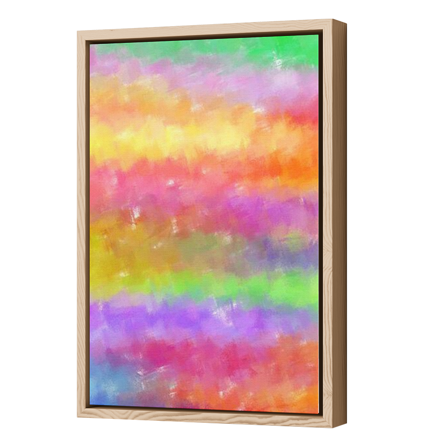 Thumbnail for Canvas - Wood Grain Floating Frame