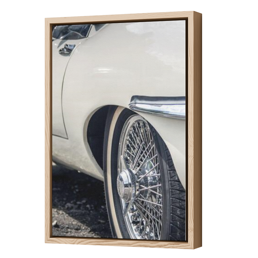 Thumbnail for Canvas - Wood Grain Floating Frame