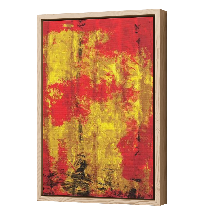Thumbnail for Canvas - Wood Grain Floating Frame