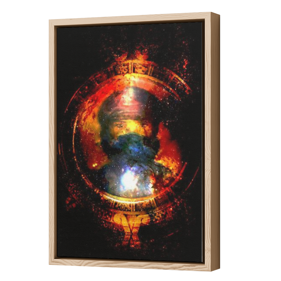 Thumbnail for Canvas - Wood Grain Floating Frame