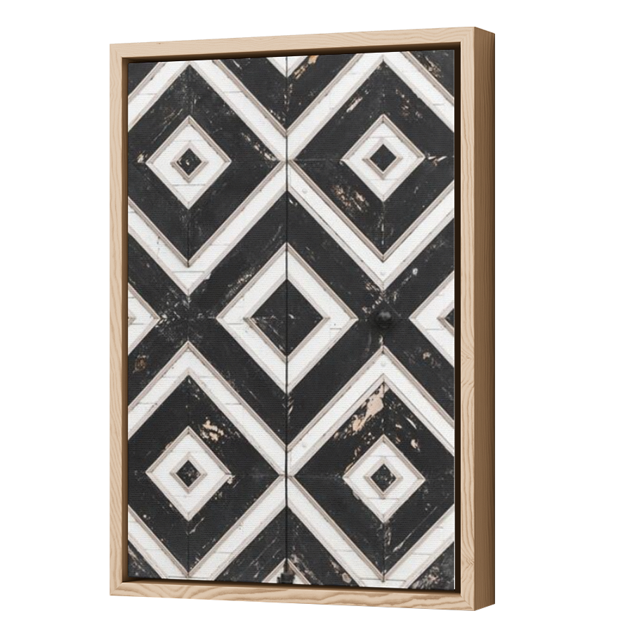 Thumbnail for Canvas - Wood Grain Floating Frame