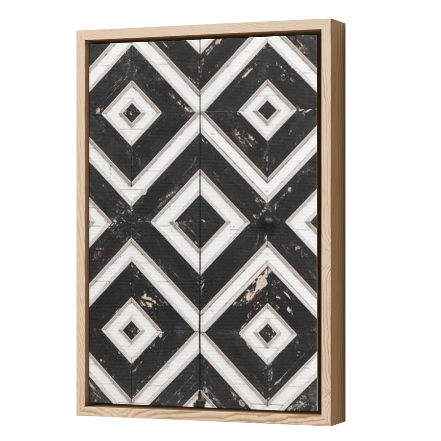 Thumbnail for Canvas - Wood Grain Floating Frame