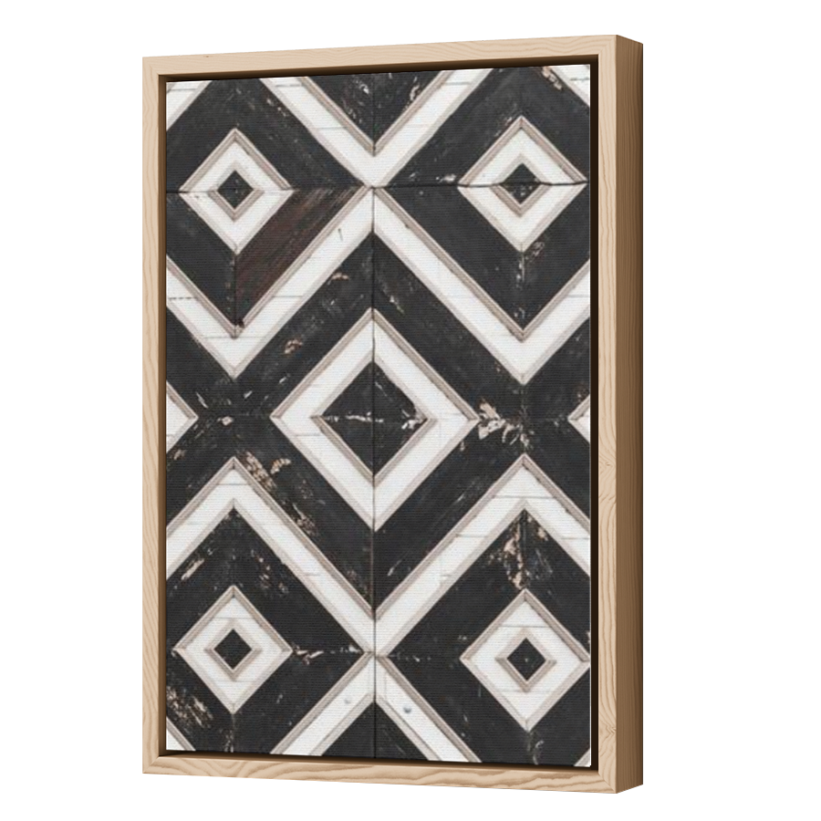 Thumbnail for Canvas - Wood Grain Floating Frame