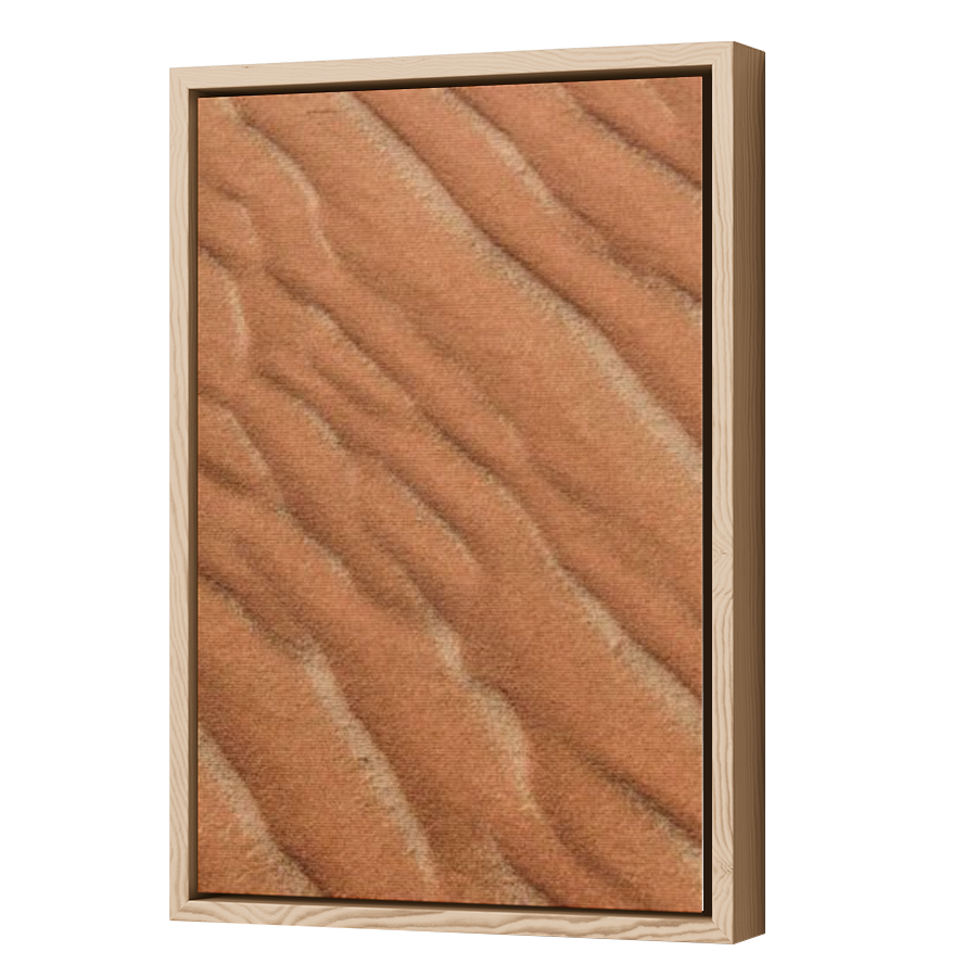 Thumbnail for Canvas - Wood Grain Floating Frame