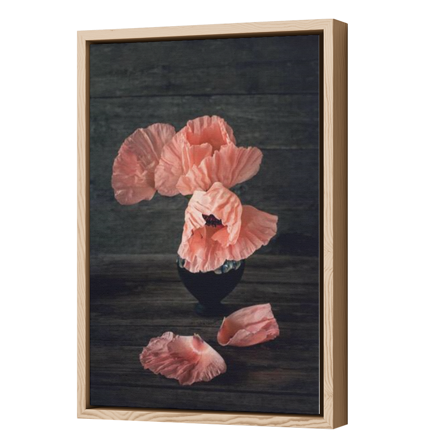 Thumbnail for Canvas - Wood Grain Floating Frame