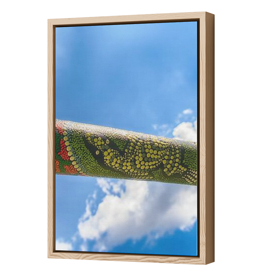 Thumbnail for Canvas - Wood Grain Floating Frame