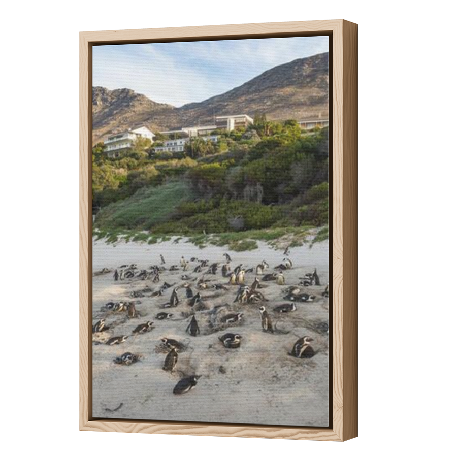 Thumbnail for Canvas - Wood Grain Floating Frame