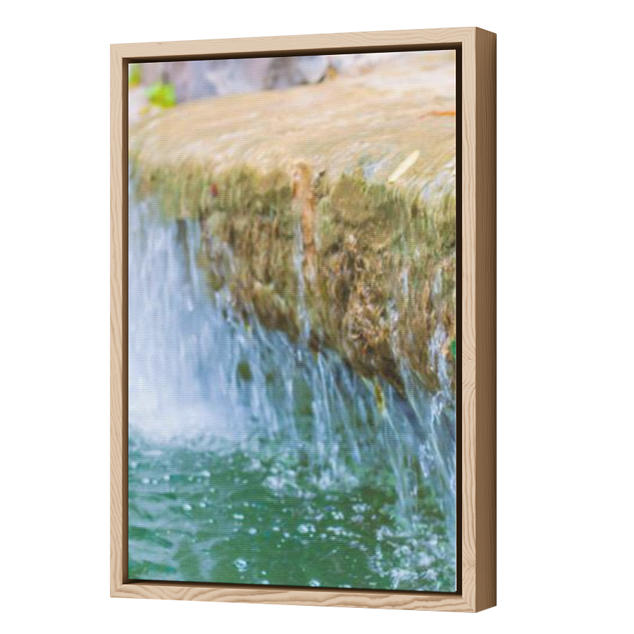 Thumbnail for Canvas - Wood Grain Floating Frame