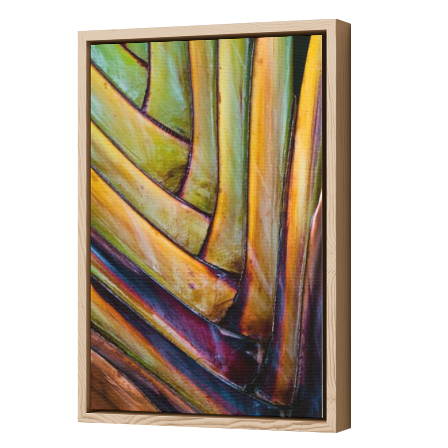 Thumbnail for Canvas - Wood Grain Floating Frame