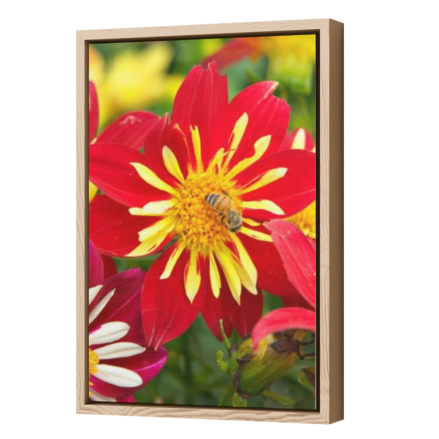 Thumbnail for Canvas - Wood Grain Floating Frame