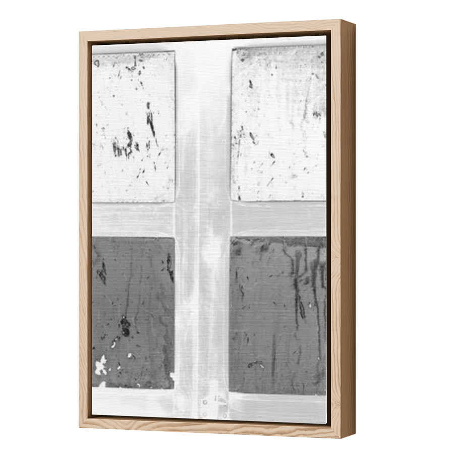 Thumbnail for Canvas - Wood Grain Floating Frame