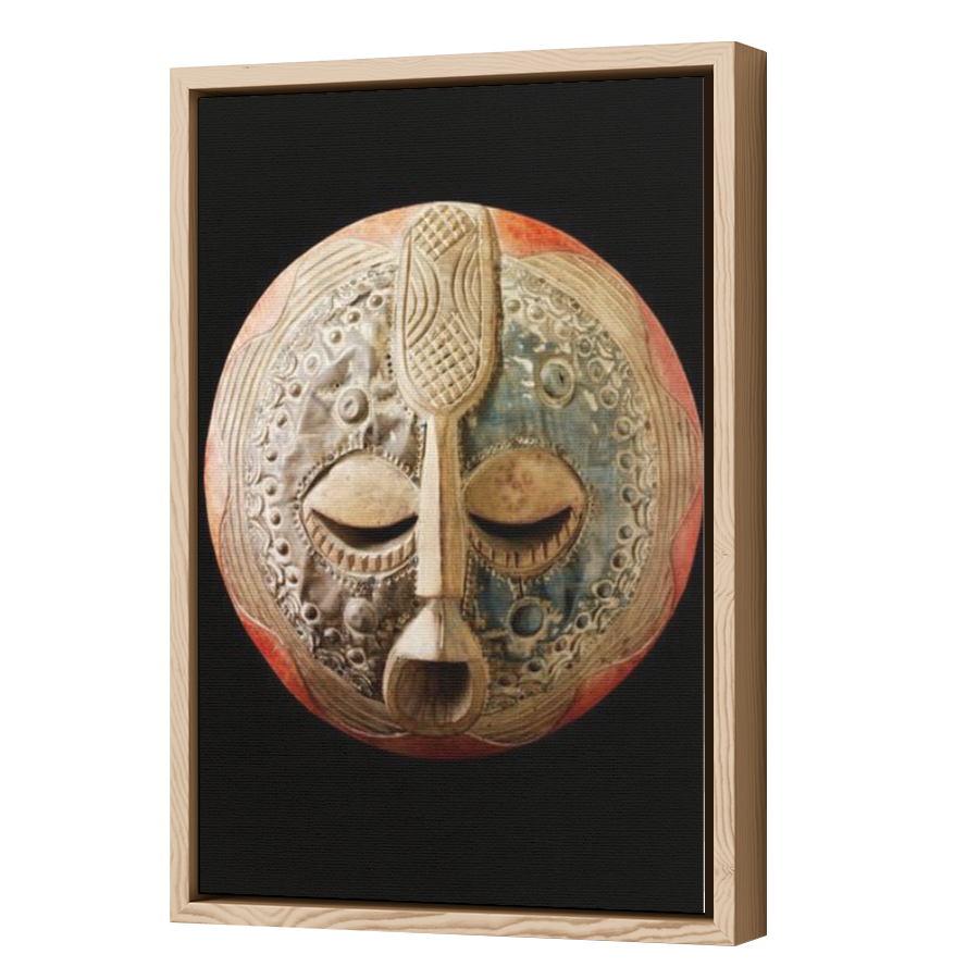 Thumbnail for Canvas - Wood Grain Floating Frame