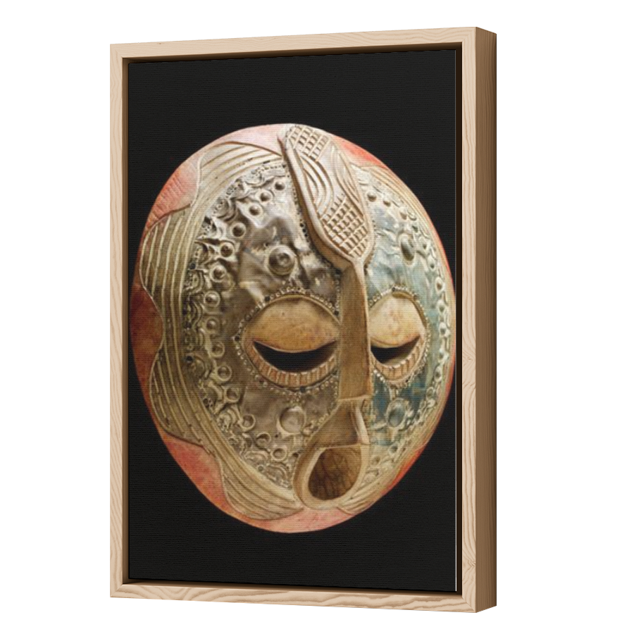 Thumbnail for Canvas - Wood Grain Floating Frame