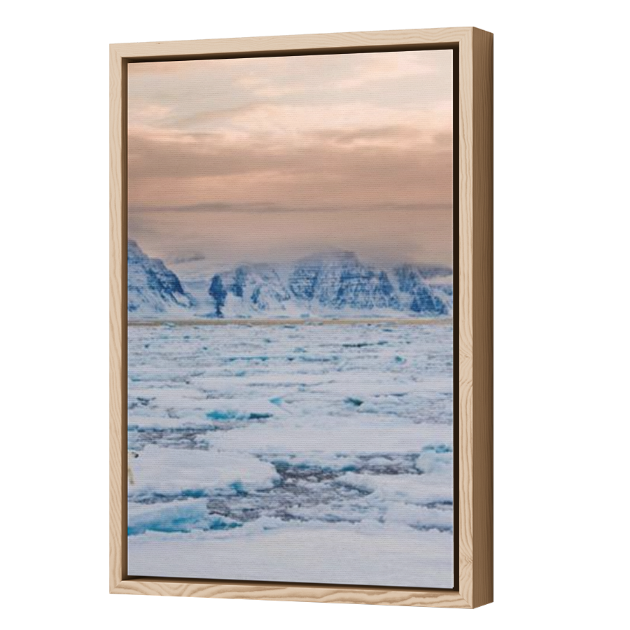 Thumbnail for Canvas - Wood Grain Floating Frame