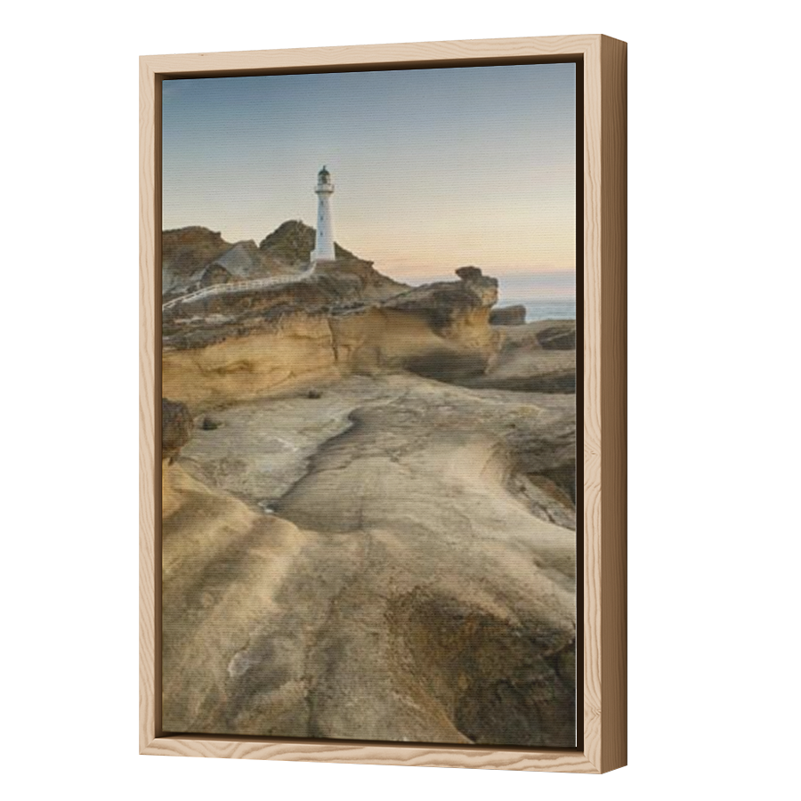 Thumbnail for Canvas - Wood Grain Floating Frame