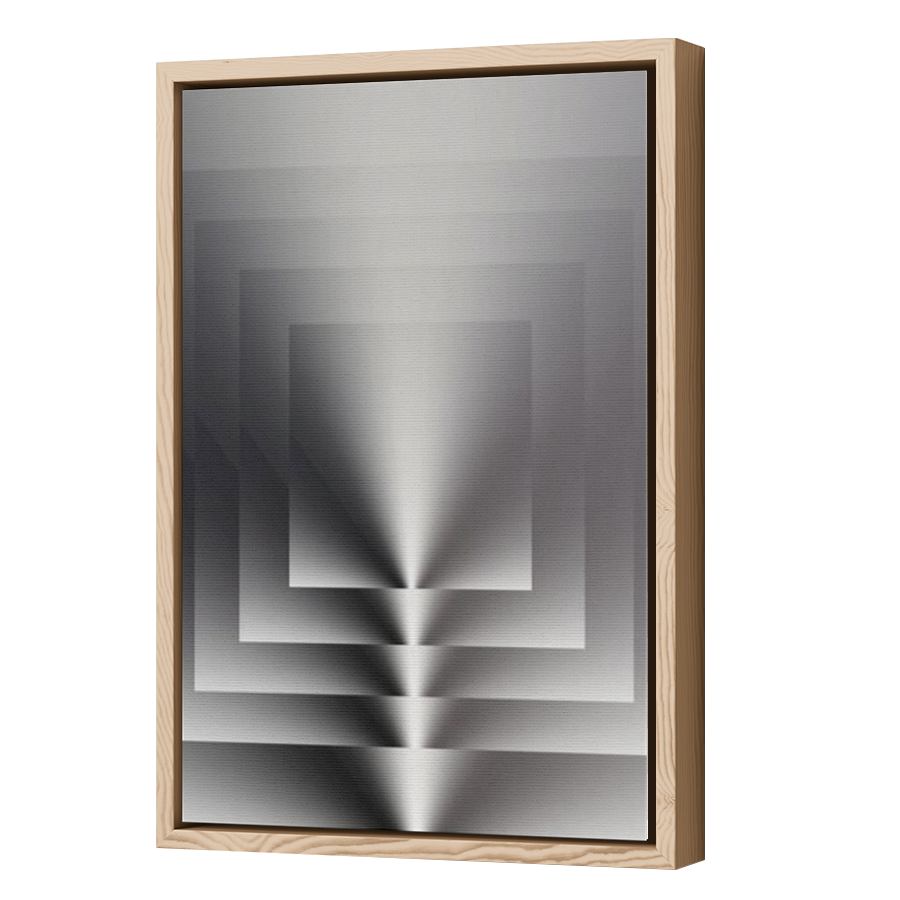 Thumbnail for Canvas - Wood Grain Floating Frame