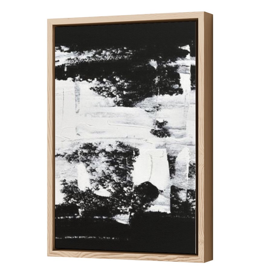 Thumbnail for Canvas - Wood Grain Floating Frame