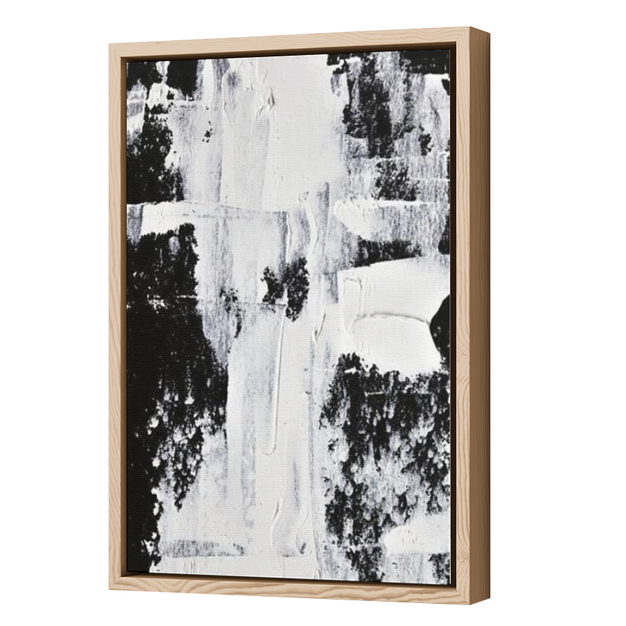 Thumbnail for Canvas - Wood Grain Floating Frame