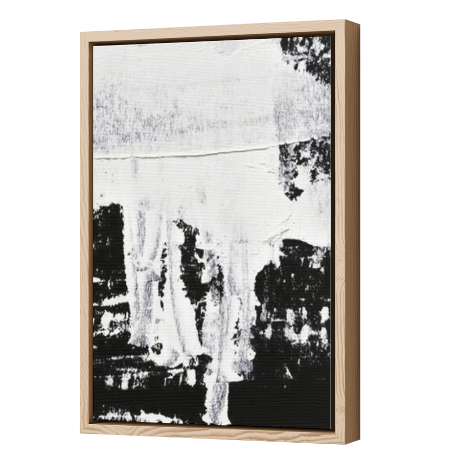 Thumbnail for Canvas - Wood Grain Floating Frame