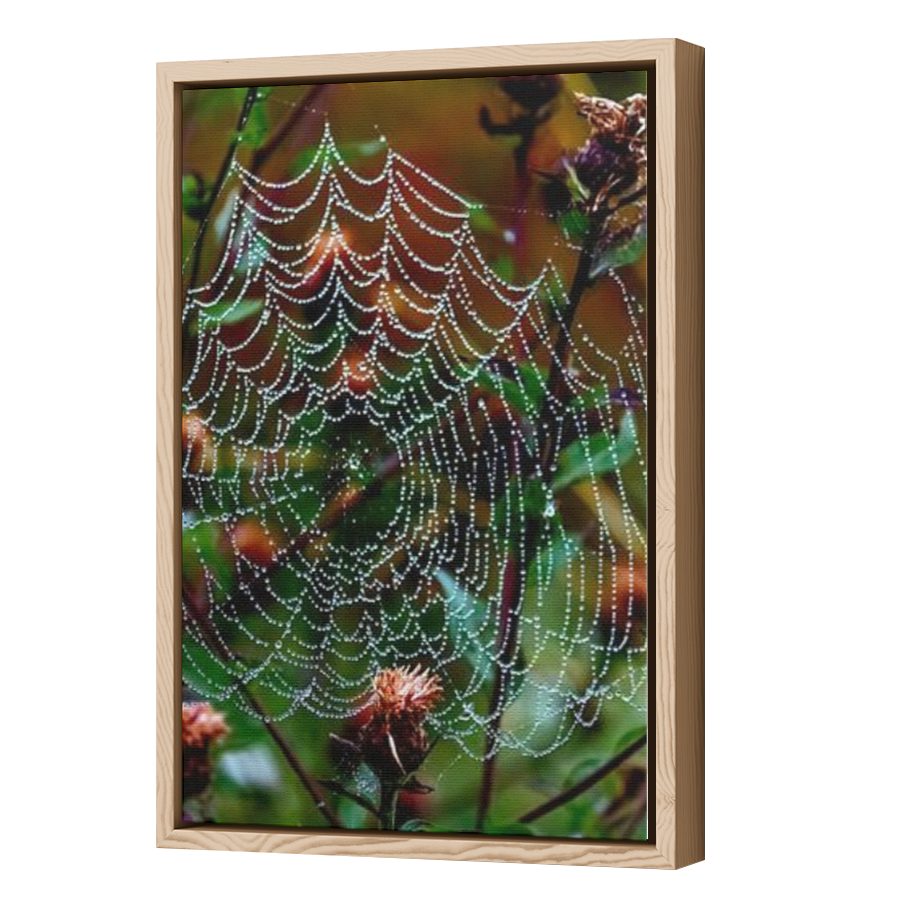 Thumbnail for Canvas - Wood Grain Floating Frame