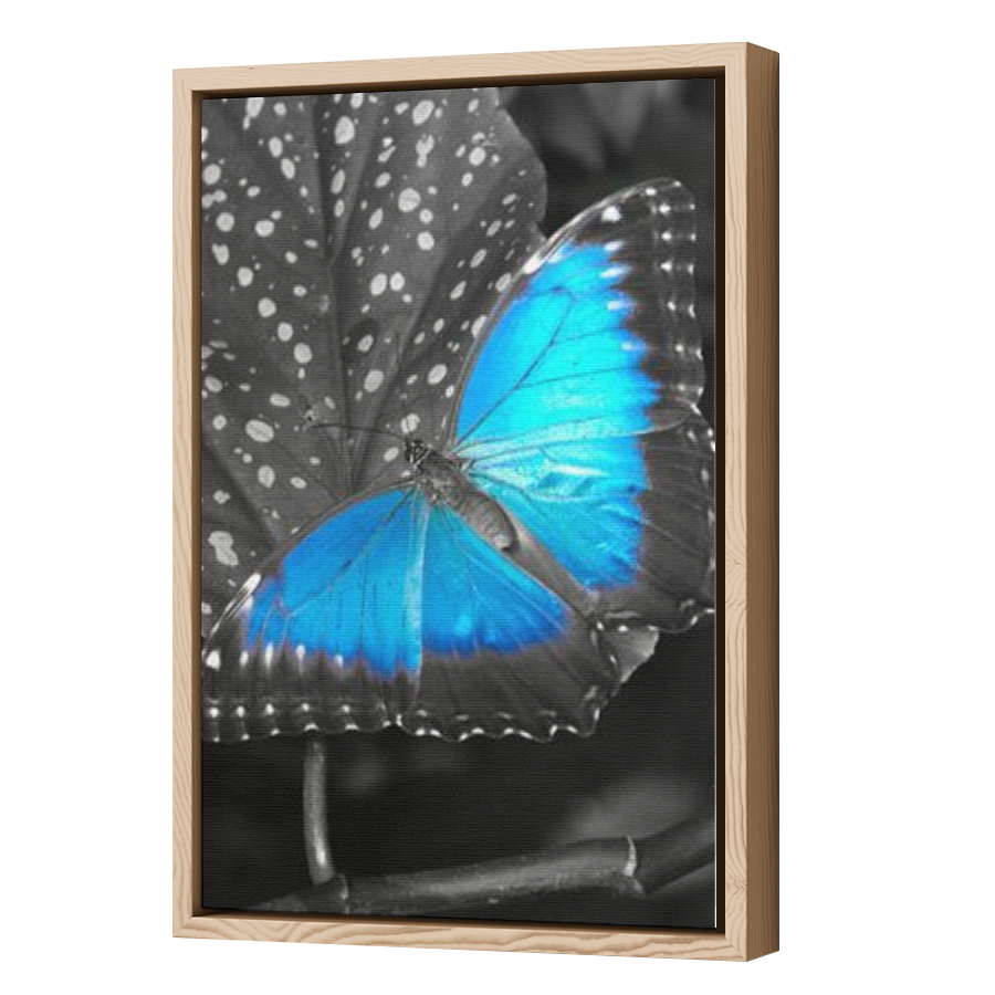 Thumbnail for Canvas - Wood Grain Floating Frame