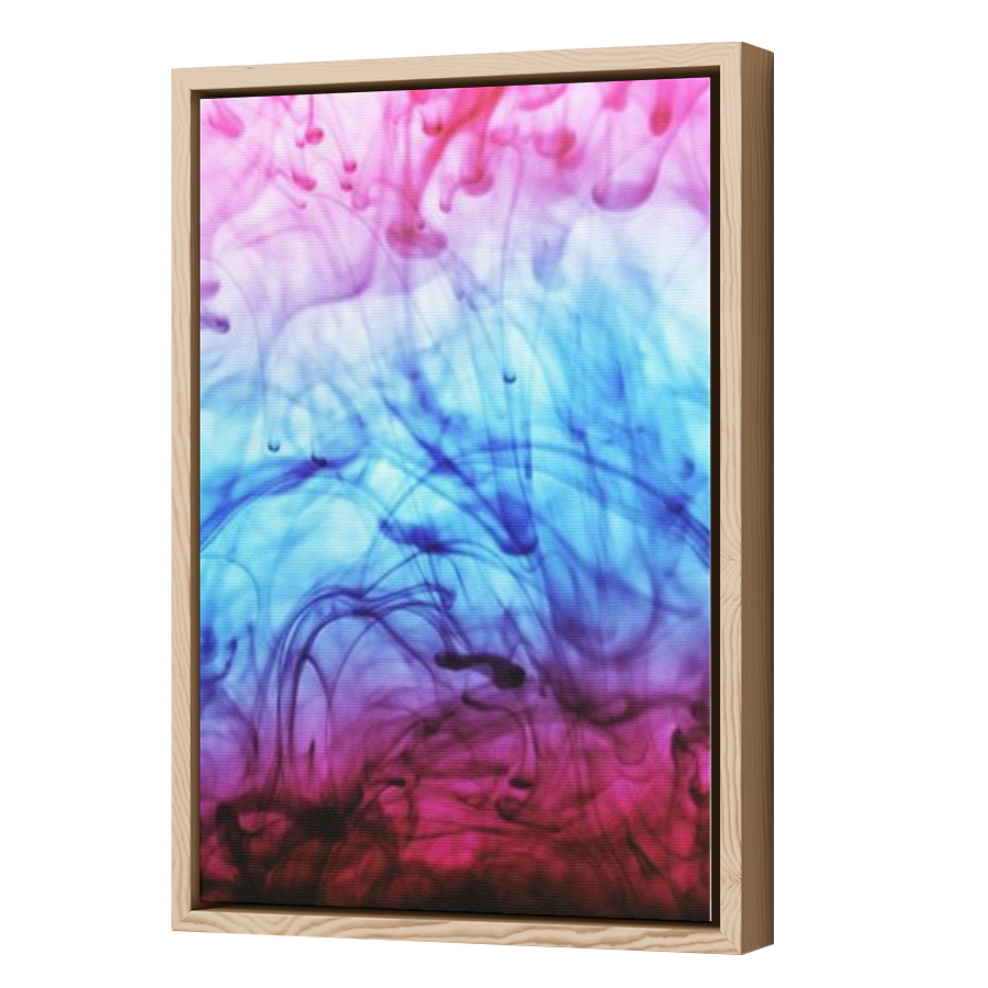 Thumbnail for Canvas - Wood Grain Floating Frame