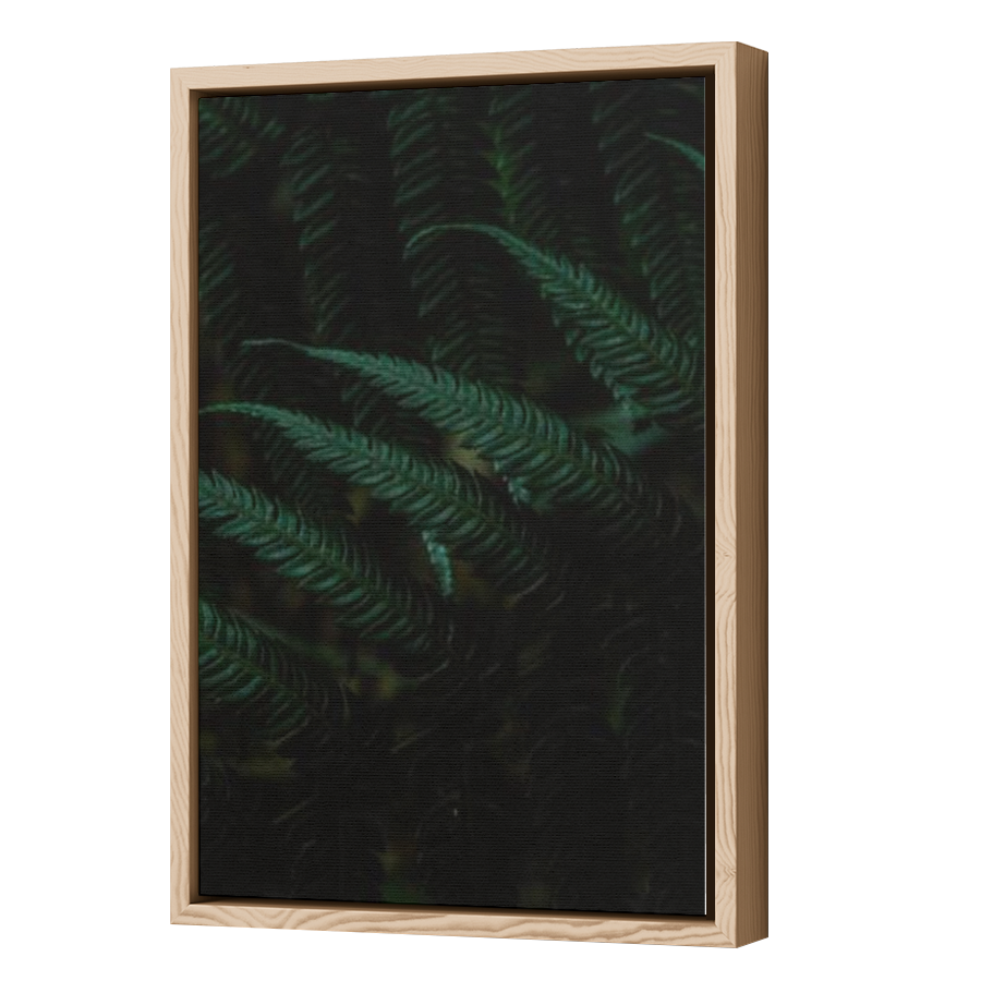 Thumbnail for Canvas - Wood Grain Floating Frame