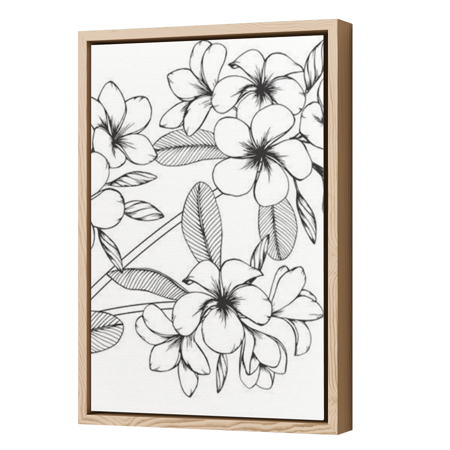 Thumbnail for Canvas - Wood Grain Floating Frame