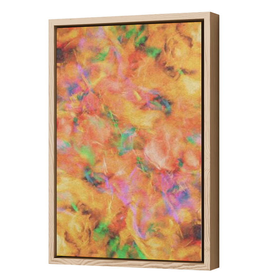 Thumbnail for Canvas - Wood Grain Floating Frame