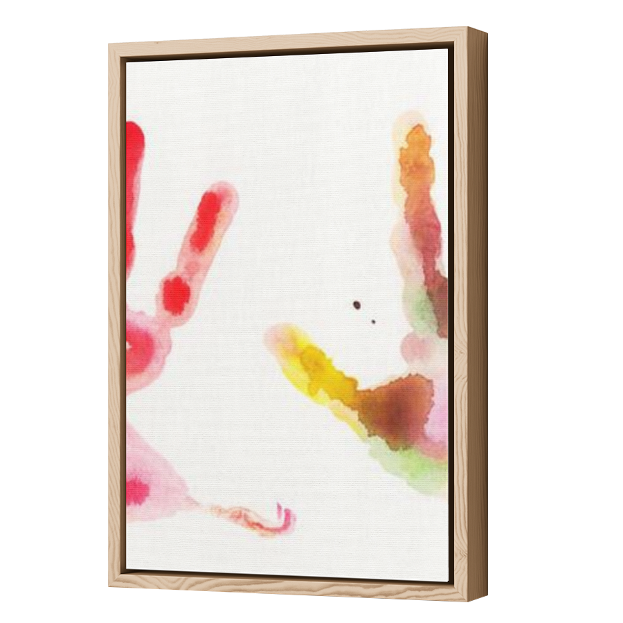 Thumbnail for Canvas - Wood Grain Floating Frame