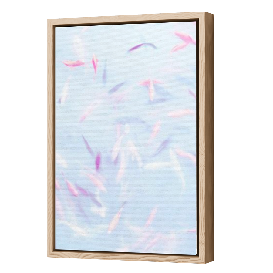 Thumbnail for Canvas - Wood Grain Floating Frame