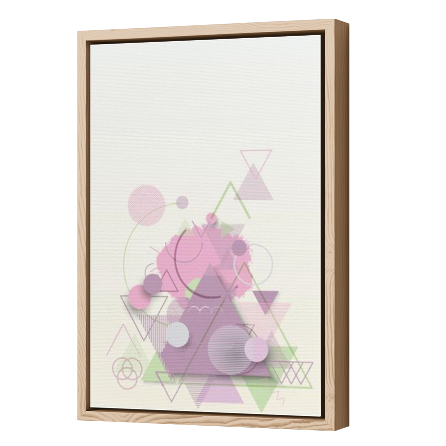 Thumbnail for Canvas - Wood Grain Floating Frame