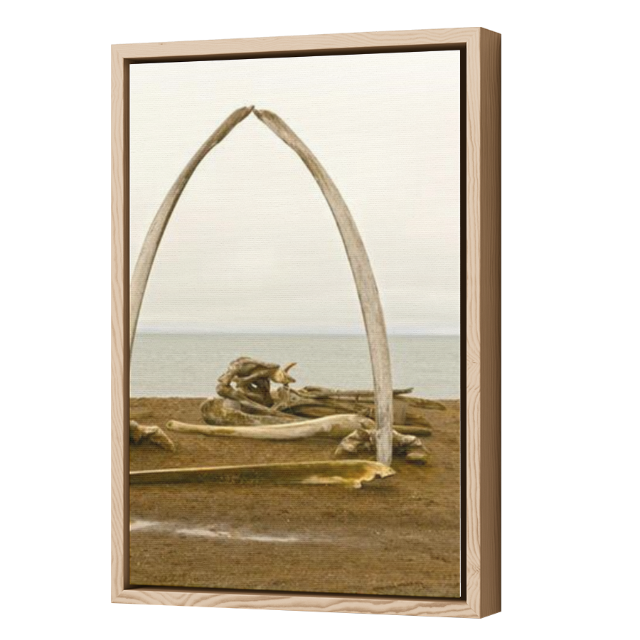 Thumbnail for Canvas - Wood Grain Floating Frame