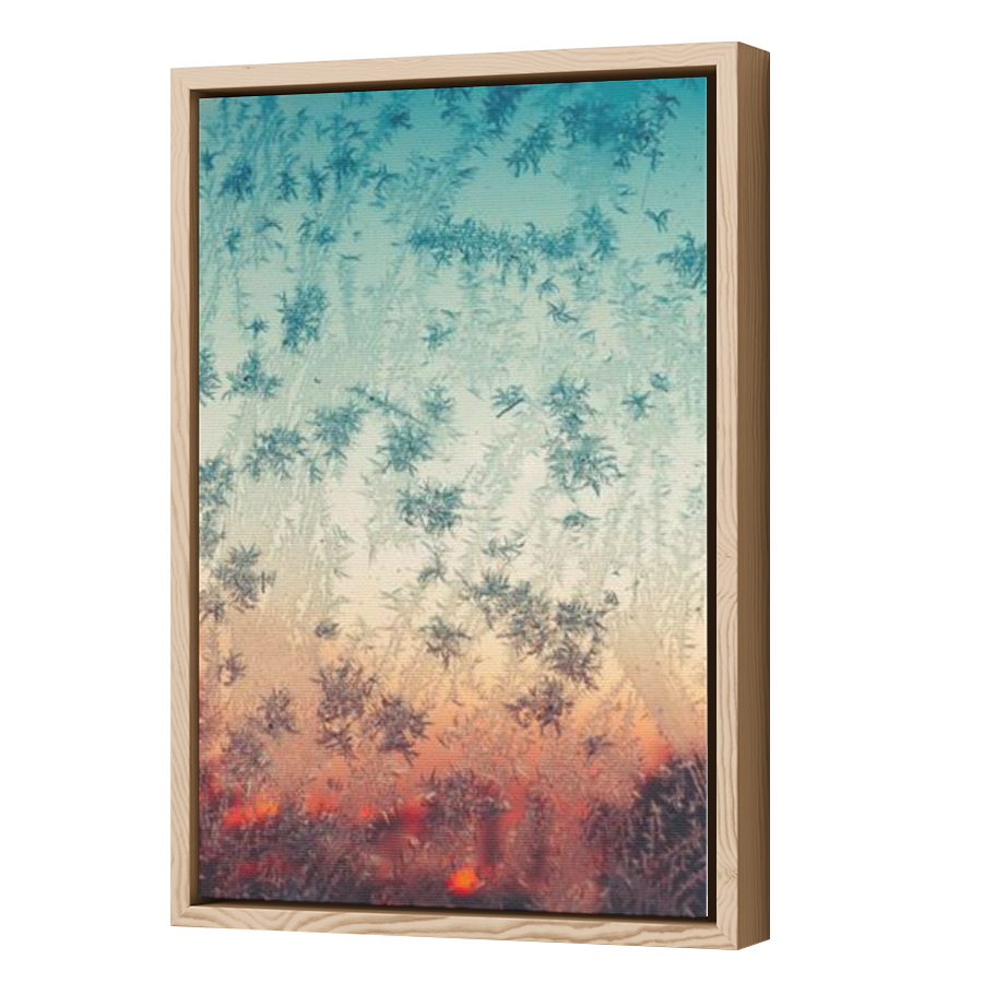 Thumbnail for Canvas - Wood Grain Floating Frame