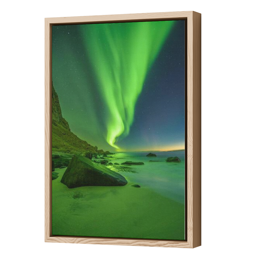 Thumbnail for Canvas - Wood Grain Floating Frame