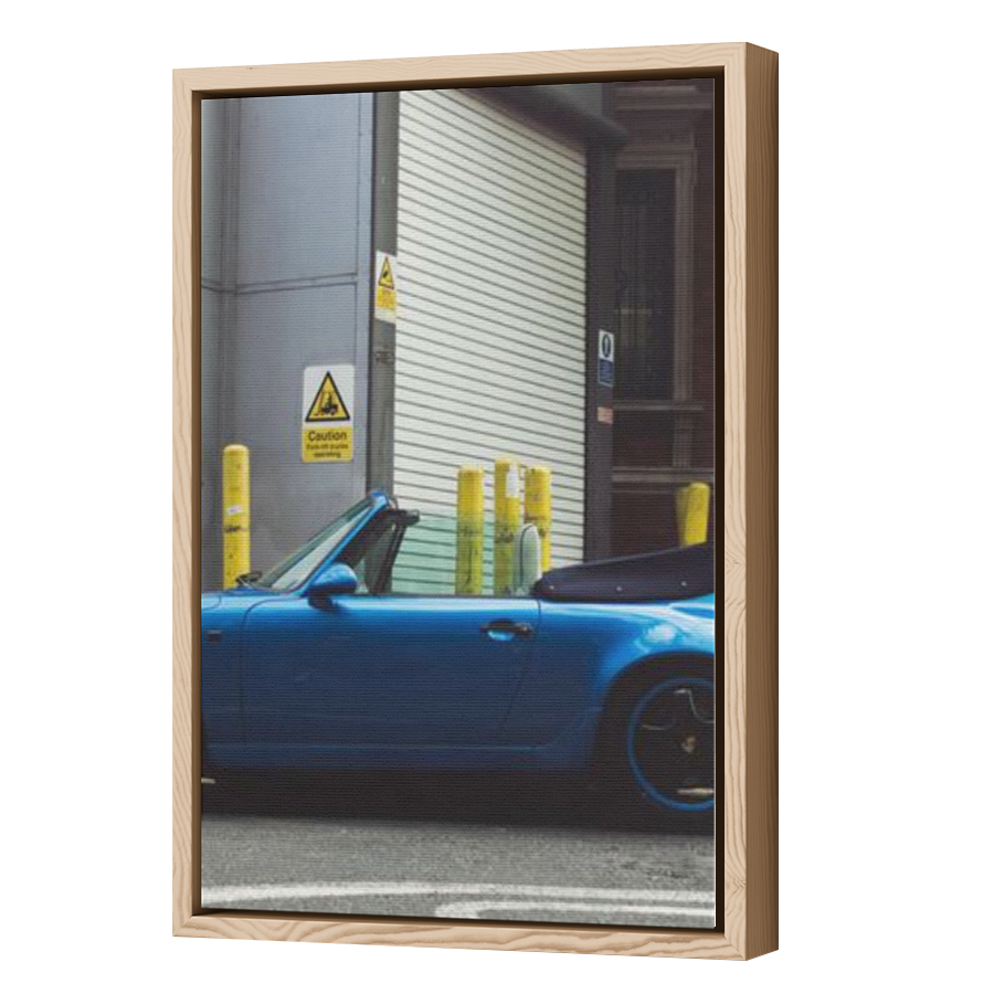 Thumbnail for Canvas - Wood Grain Floating Frame