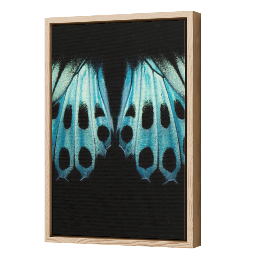Thumbnail for Canvas - Wood Grain Floating Frame