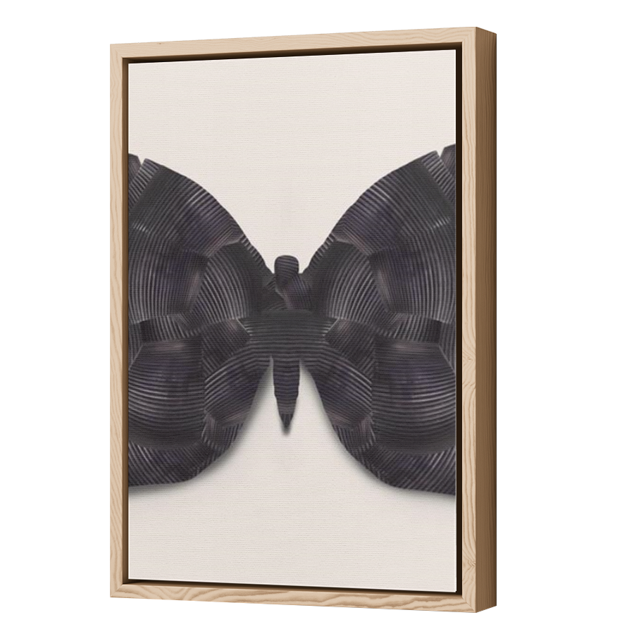 Thumbnail for Canvas - Wood Grain Floating Frame
