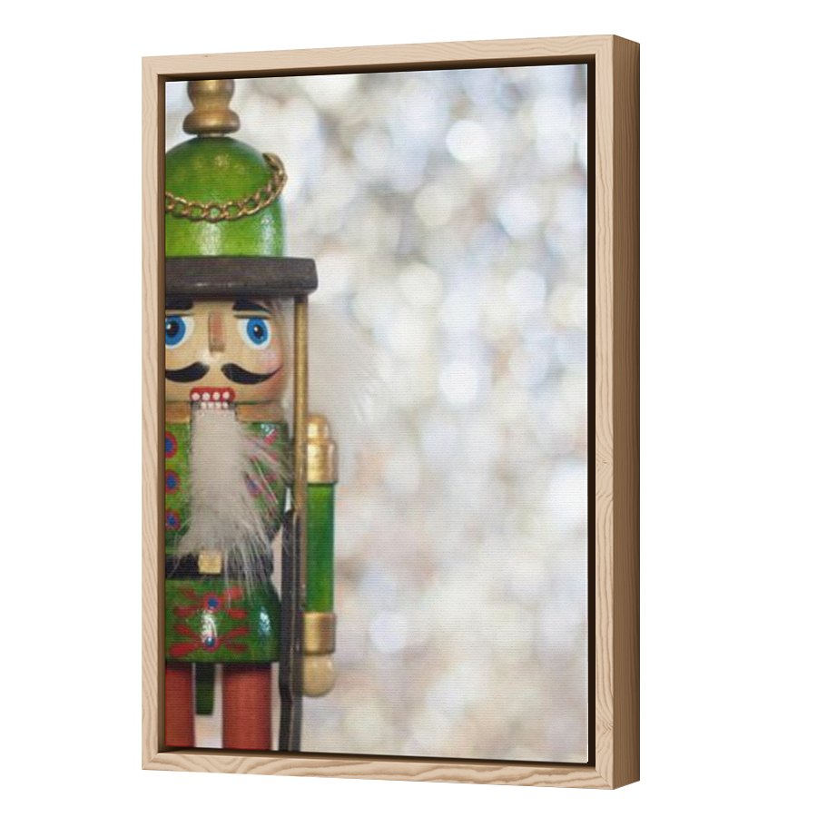 Thumbnail for Canvas - Wood Grain Floating Frame