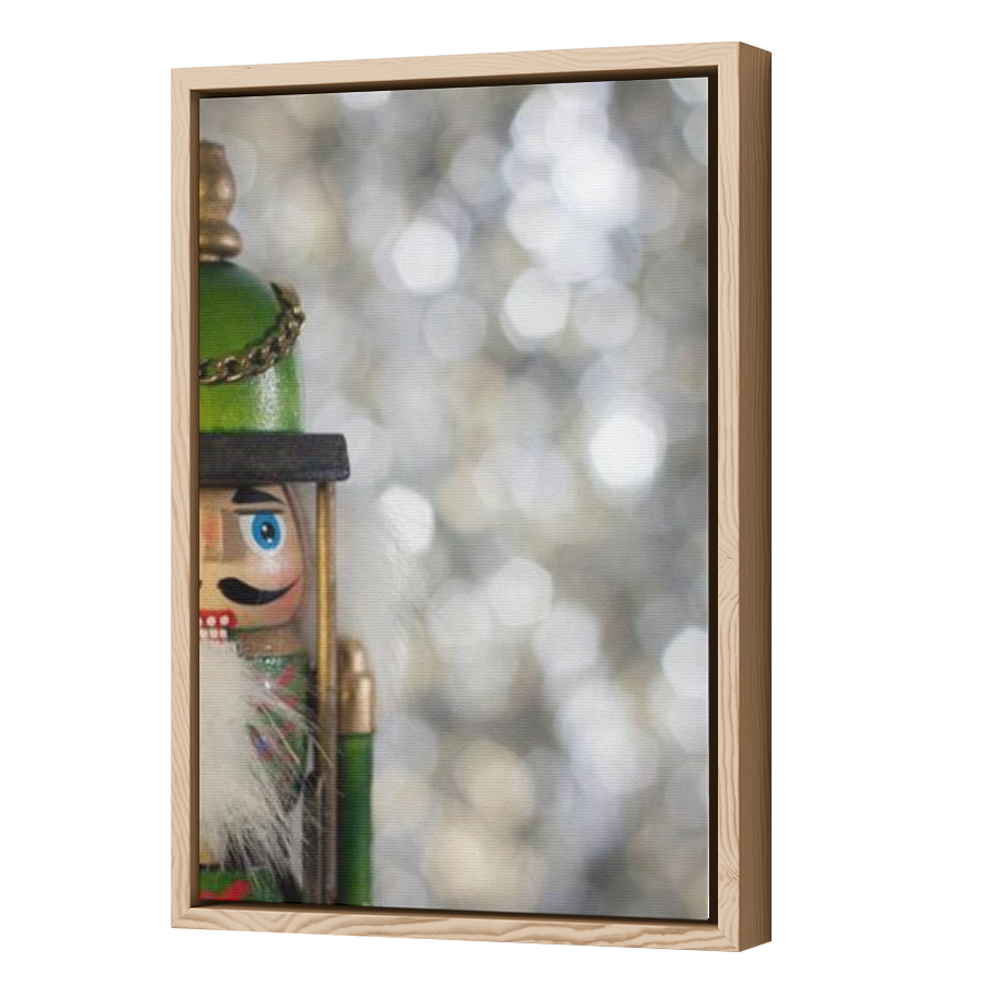 Thumbnail for Canvas - Wood Grain Floating Frame