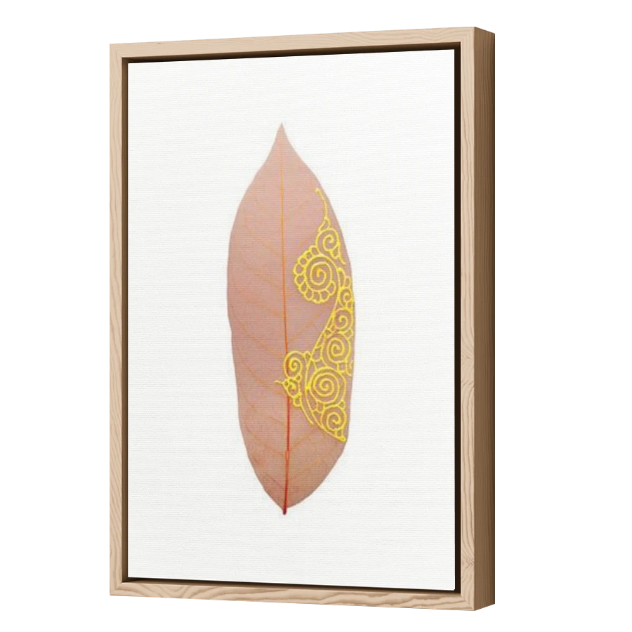 Thumbnail for Canvas - Wood Grain Floating Frame