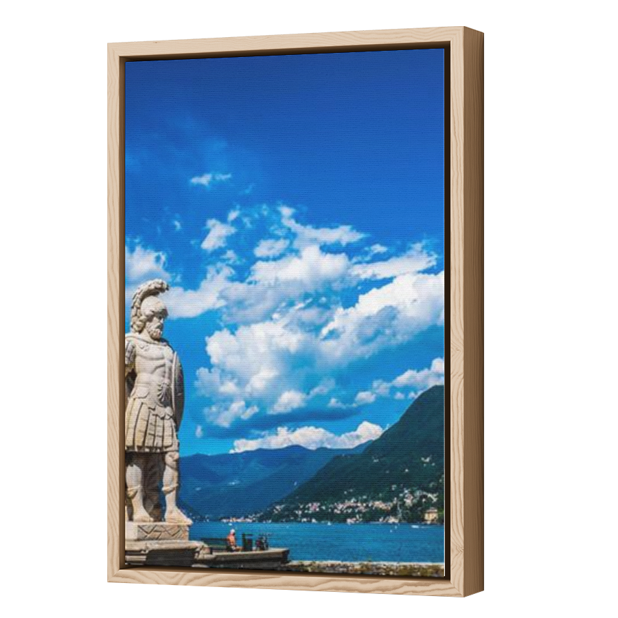 Thumbnail for Canvas - Wood Grain Floating Frame
