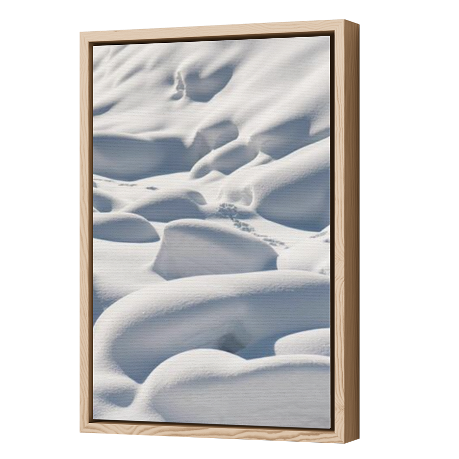 Thumbnail for Canvas - Wood Grain Floating Frame