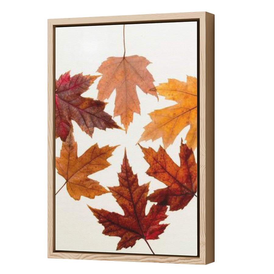 Thumbnail for Canvas - Wood Grain Floating Frame