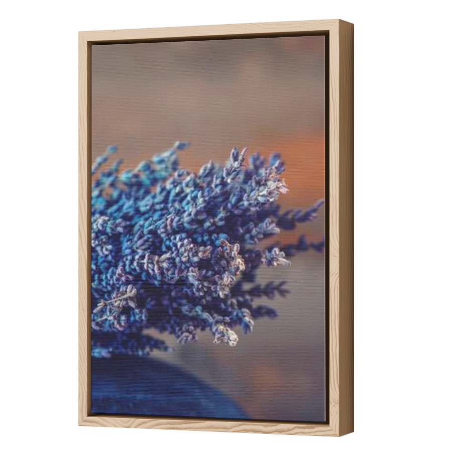 Thumbnail for Canvas - Wood Grain Floating Frame