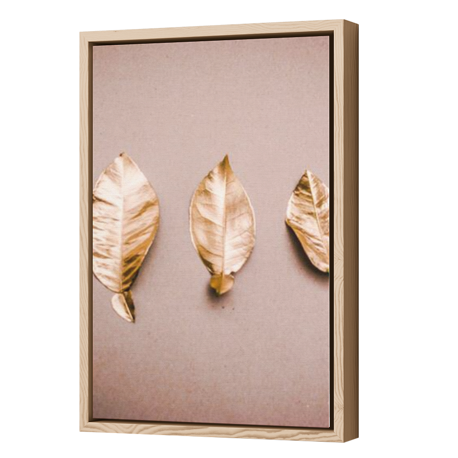 Thumbnail for Canvas - Wood Grain Floating Frame
