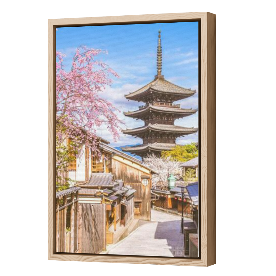 Thumbnail for Canvas - Wood Grain Floating Frame