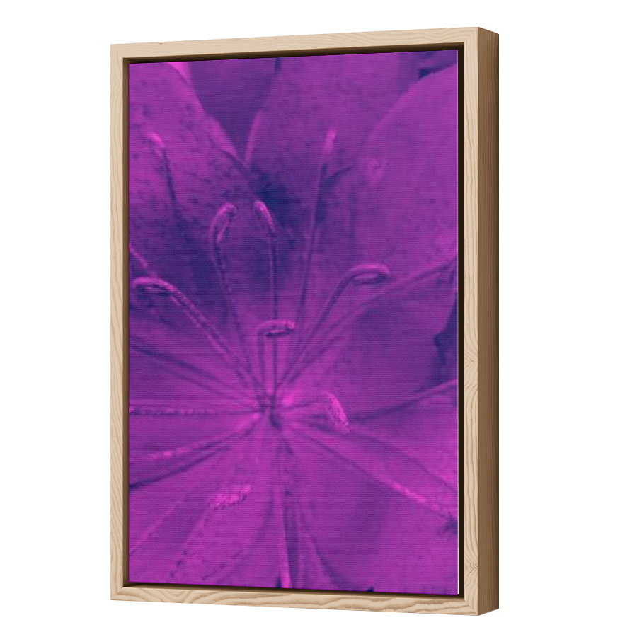 Thumbnail for Canvas - Wood Grain Floating Frame